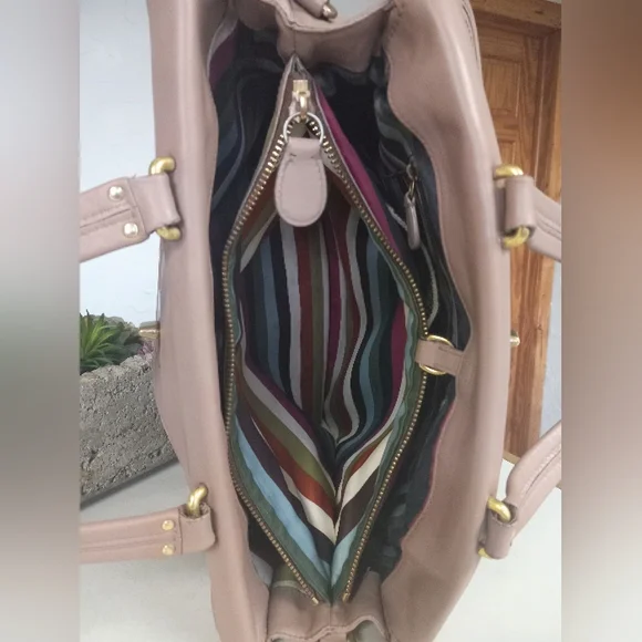 Coach 12980 Hampton Collection, Legacy Travel Bag, Tan - Picture 11 of 15